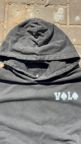 GRAY RETRO "ABOVE" VOLO HOODIE