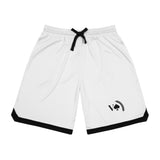 WHITE NSW BASKETBALL SHORTS