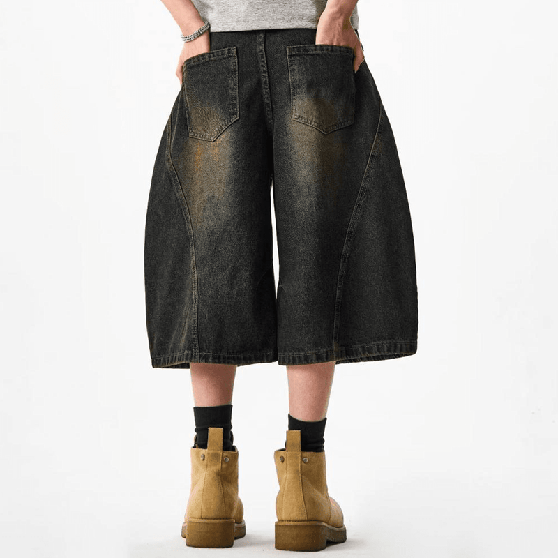 BLACK "OG" VOLO DENIM SHORTS