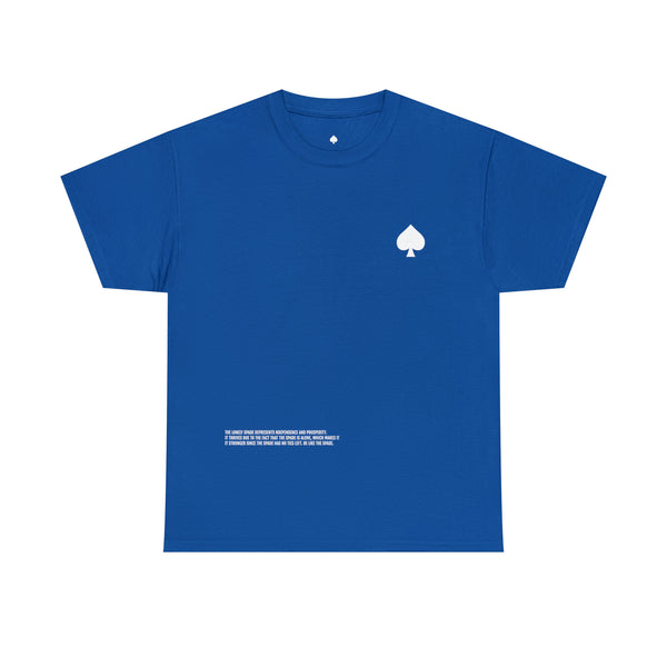 ROYAL BLUE LONELY SPADE TEE