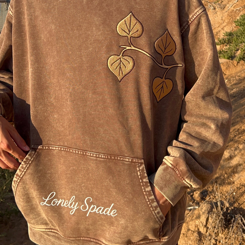 BROWN 'CONNECTED' HOODIE