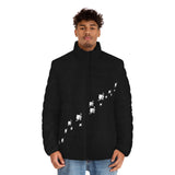BLACK LONELY SPADE PUFFER JACKET