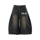 BLACK "OG" VOLO DENIM SHORTS