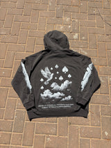 GRAY RETRO "ABOVE" VOLO HOODIE