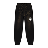BLACK SUNFADED FLEECE