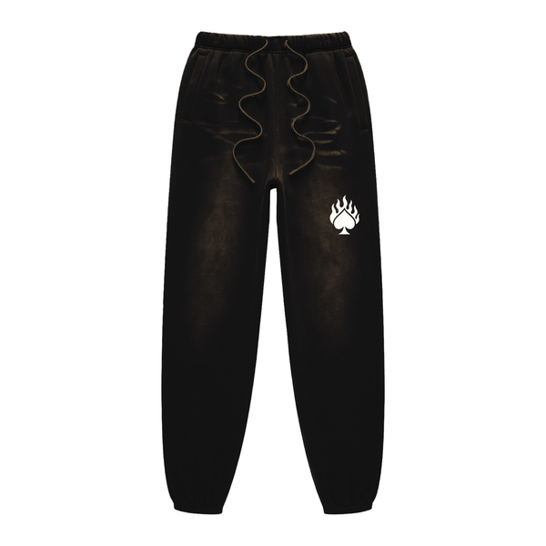 BLACK SUNFADED FLEECE