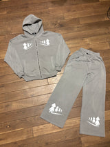 GRAY ANCESTRAL PANTS