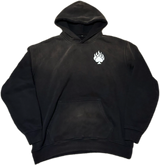 BLACK  LONELY SPADE SUNFADED HOODIE