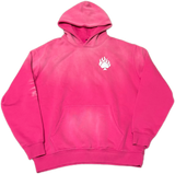 PINK LONELY SPADE SUNFADED HOODIE