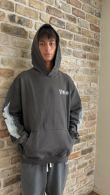 GRAY RETRO "ABOVE" VOLO HOODIE