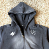 SUNFADED BOXY "PRECISION" ZIP UP