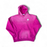 PINK LONELY SPADE SUNFADED HOODIE