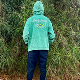 GREEN 'CONNECTED' HOODIE