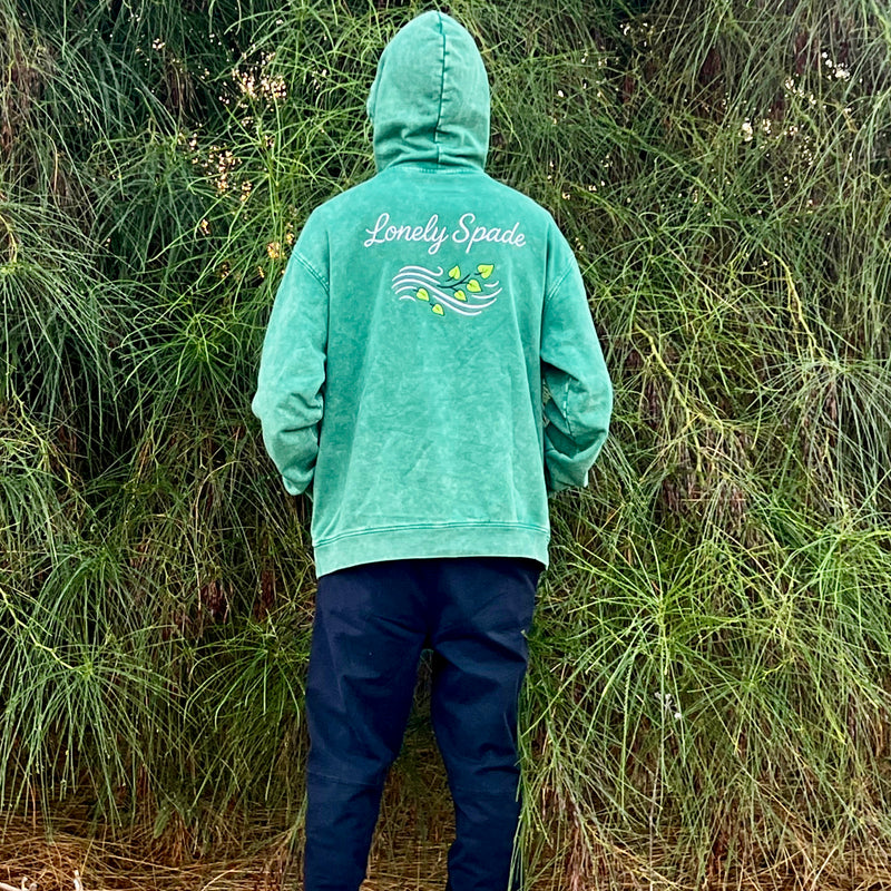 GREEN 'CONNECTED' HOODIE