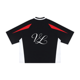 BLACK OVERSIZED LONELY SPADE TEE