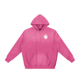 PINK LONELY SPADE SUNFADED HOODIE