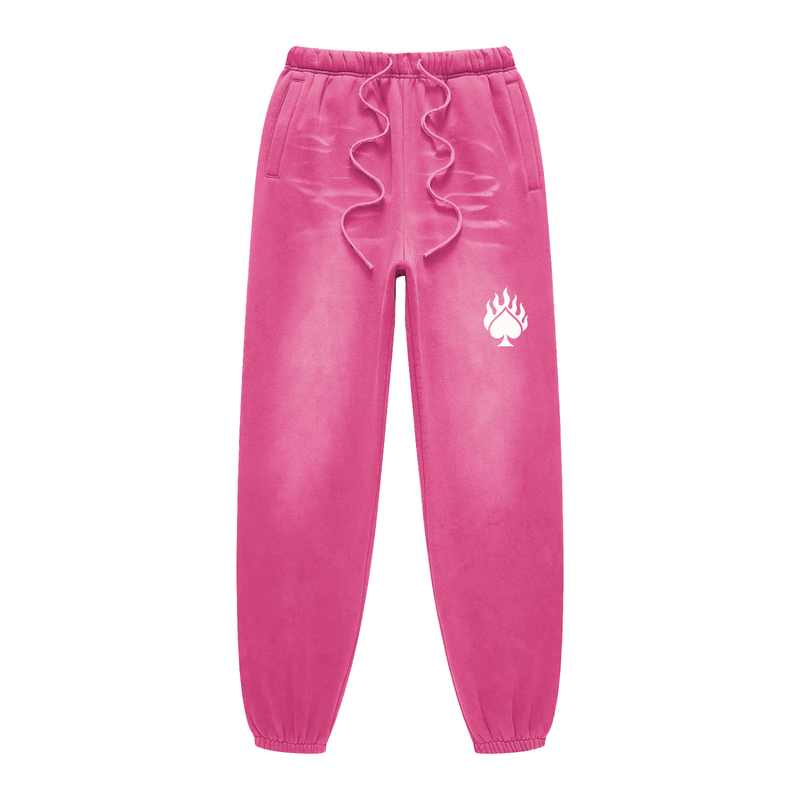 PINK SUNFADED FLEECE