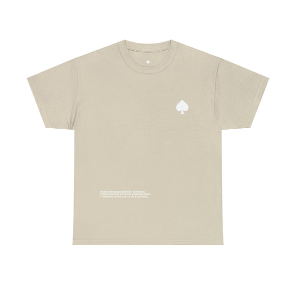 BEIGE LONELY SPADE TEE