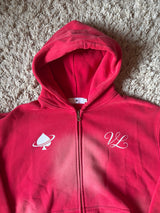 RED LONELY SPADE ZIP UP