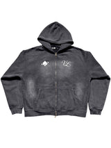 SUNFADED BOXY "PRECISION" ZIP UP