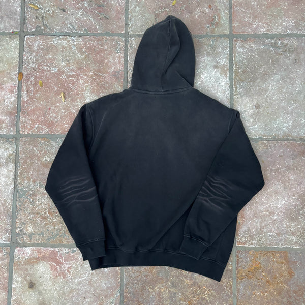 BLACK LONELY SPADE SUNFADED HOODIE