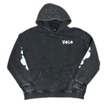 BLACK RETRO "ABOVE" VOLO HOODIE