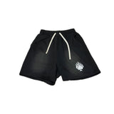 BLACK LONELY SPADE SUNFADED SHORTS