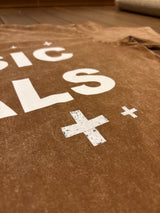 BROWN VOLO "MUSIC HEALS" TEE