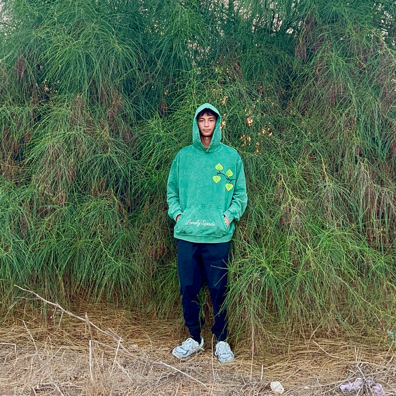 GREEN 'CONNECTED' HOODIE