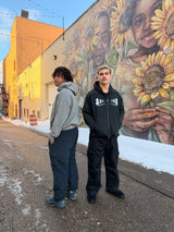 BLACK ANCESTRAL ZIP UP