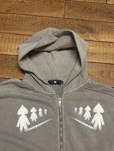 GRAY ANCESTRAL ZIP UP