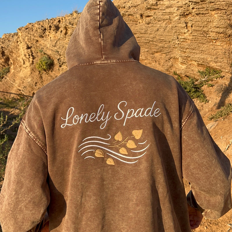 BROWN 'CONNECTED' HOODIE