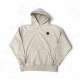 BEIGE LONELY SPADE SUNFADED HOODIE