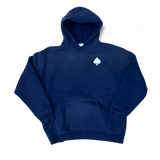 NAVY LONELY SPADE SUNFADED HOODIE
