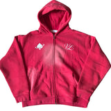 RED LONELY SPADE ZIP UP