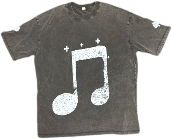 BLACK VOLO "MUSIC HEALS" TEE