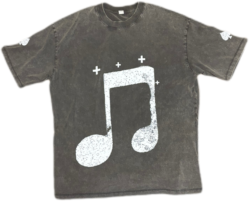 BLACK VOLO "MUSIC HEALS" TEE