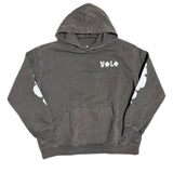 GRAY RETRO "ABOVE" VOLO HOODIE