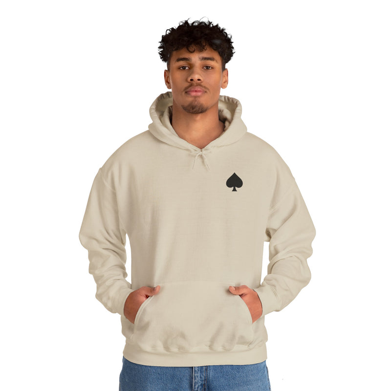 BEIGE LONELY SPADE HOODIE