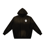 BLACK  LONELY SPADE SUNFADED HOODIE