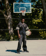 BLACK BAGGY  VOLO SUNFADED JEANS