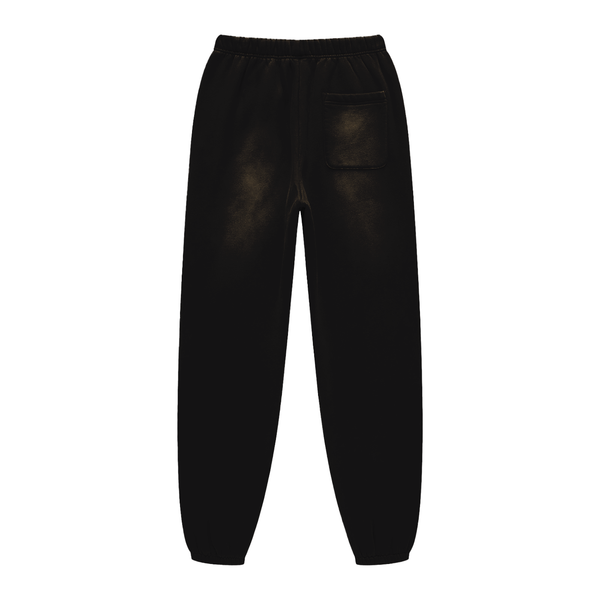 BLACK SUNFADED FLEECE
