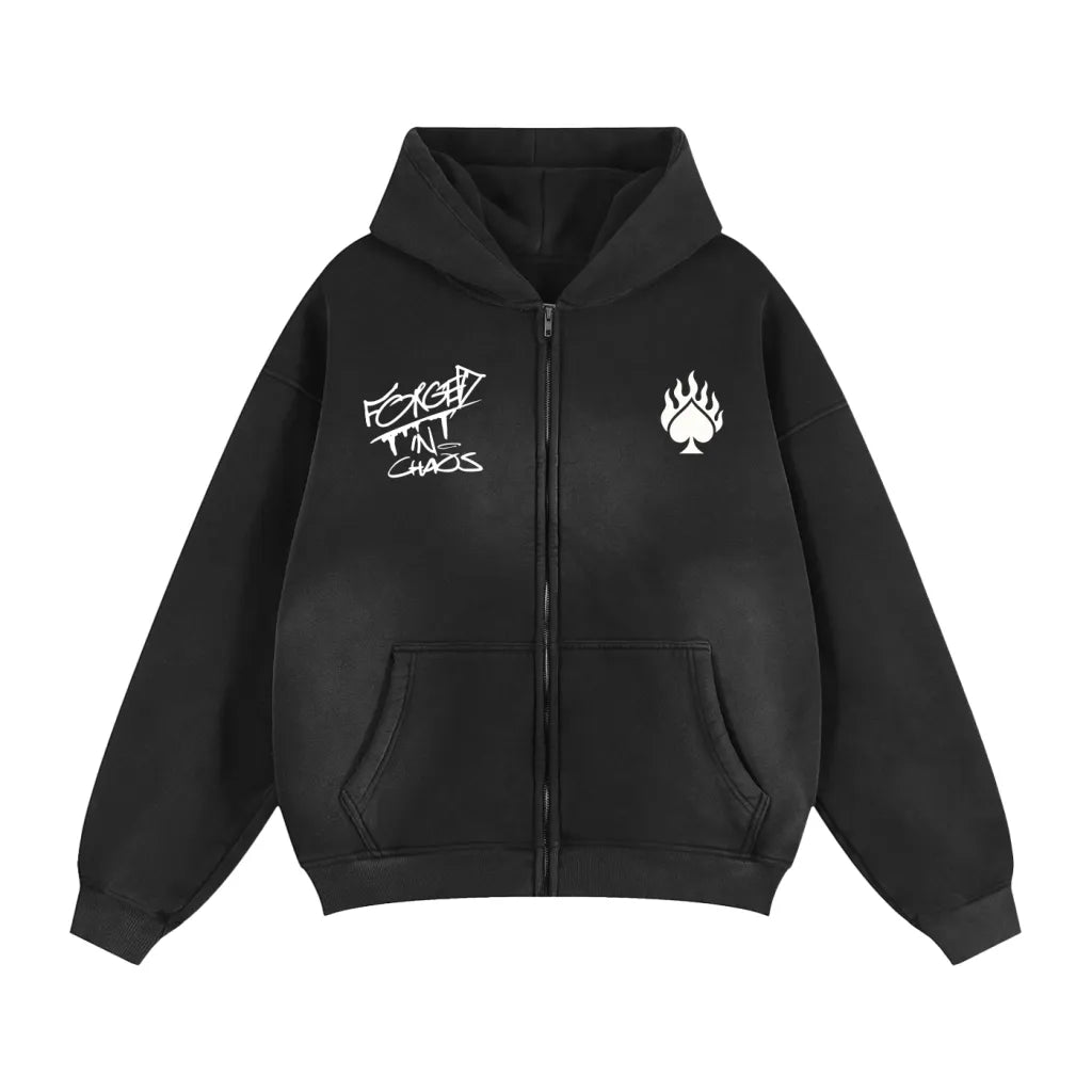 soonerorlater sol × FUC zip up foodid LONELY SPADE SUNFADED ZIP UP – Volo