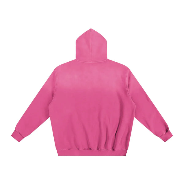 PINK LONELY SPADE SUNFADED HOODIE
